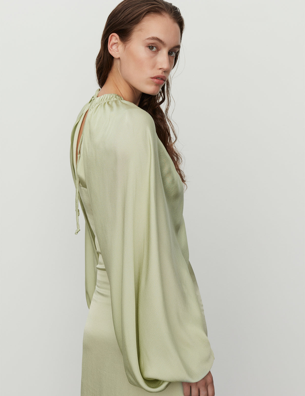 DAY Birger ét Mikkelsen Whitney - Fluid Texture Dress 140114 CELADON GREEN
