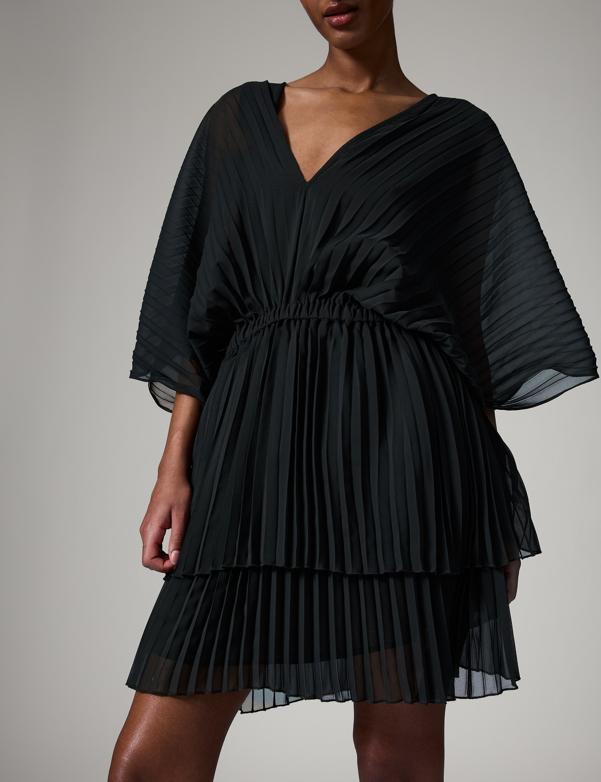 DAY Birger ét Mikkelsen Young - Chiffon Plisse Dress 190303 Black