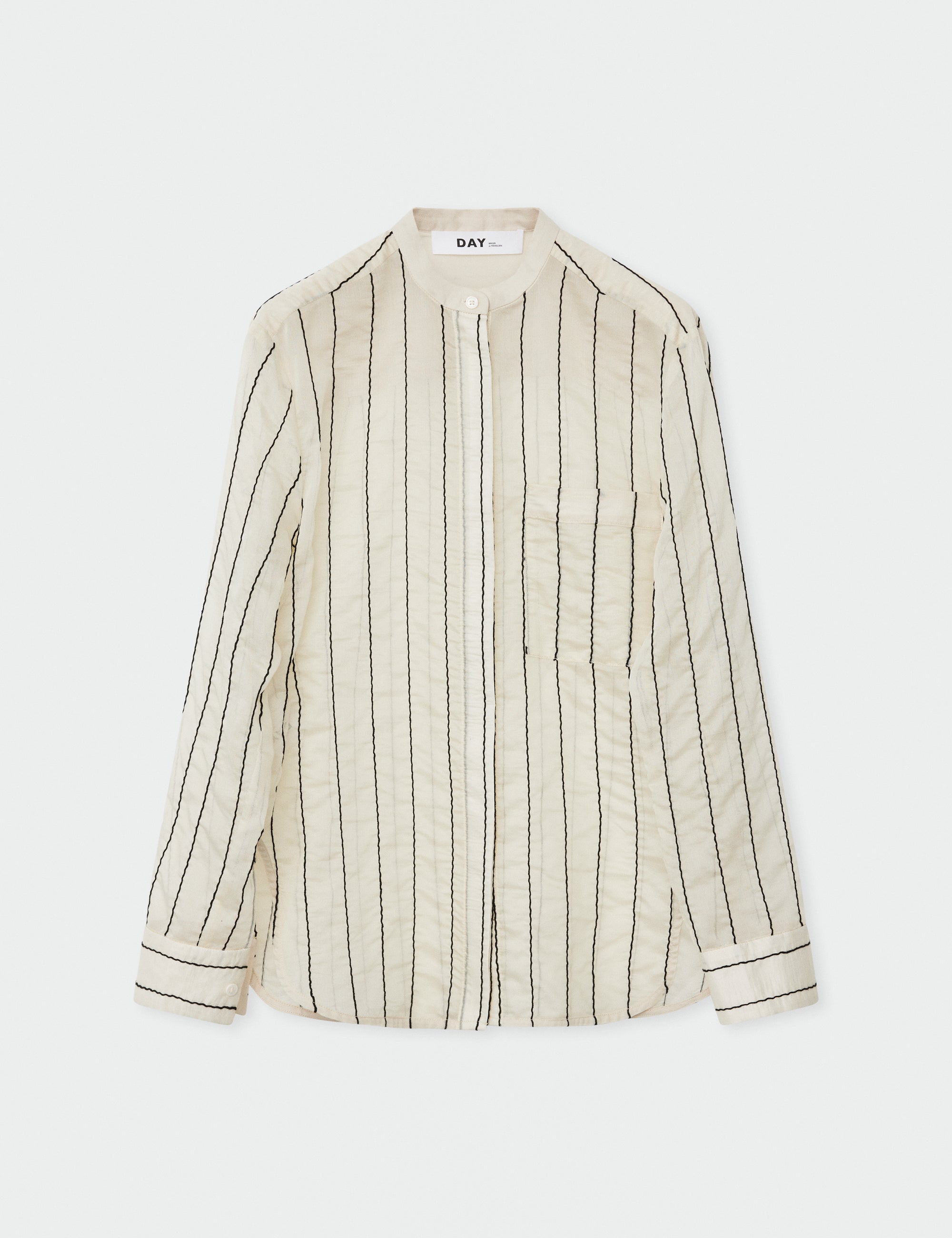 DAY Birger ét Mikkelsen Yrsa - Sheer Stripe Shirts & Blouses 120110 Pistachio Shell