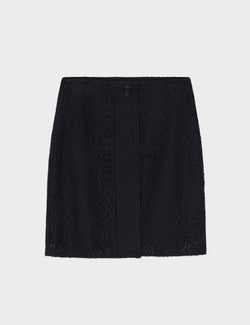 DAY Birger ét Mikkelsen Jamie - Cotton Crochet Lace Skirt 190303 BLACK